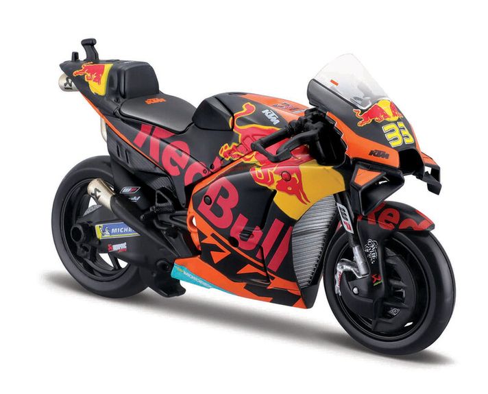 MAISTO - Motocykel, Red Bull KTM Factory Racing 2021, (#33 BRAD BINDER), 1:18
