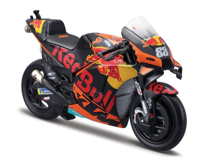 MAISTO - Motocykel, Red Bull KTM Factory Racing 2021, (#88 MIGUEL OLIVEIRA), 1:18