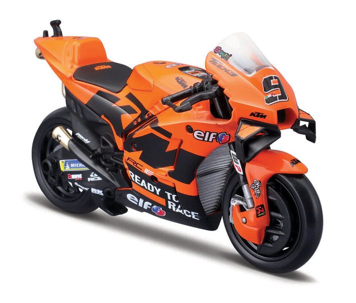 MAISTO - Motocykel, Tech3 KTM Factory Racing 2021, (#9 DANILO PETRUCCI), 1:18