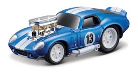 MAISTO - Muscle Machines - 1965 Shelby Cobra Daytona Coupe, modrý, 1:64