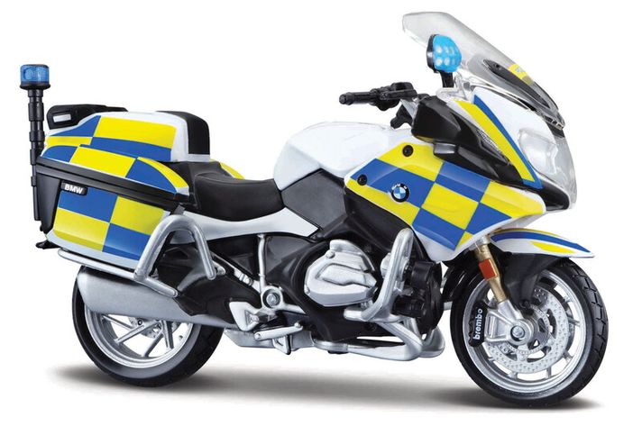 MAISTO - Policajný motocykel - BMW R 1200 RT (UK), 1:18