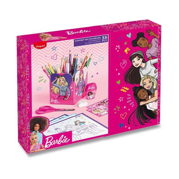 MAPED - Multiproduktová súprava Barbie, 35 ks