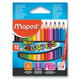 MAPED - Pastelky trojhranné "COLOR`PEPS MINI", 12 ks