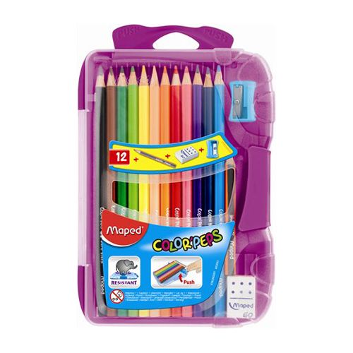 MAPED - Pastelky trojhranné COLOR`PEPS SMART BOX, 12 ks