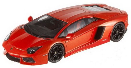 MATTEL - 1:43 LAMBORGHINI AVENTOADOR ORANGE