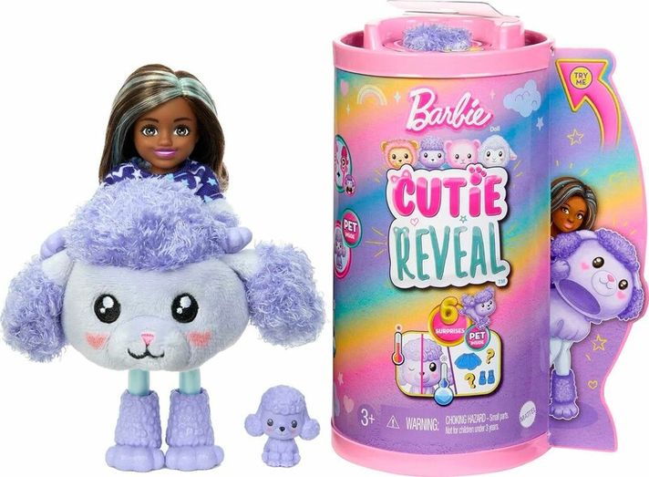 MATTEL - Barbie Cutie reveal Chelsea Pudel HKR17 pastelová edícia