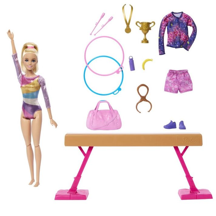 MATTEL - Barbie Gymnastka Na Kladine