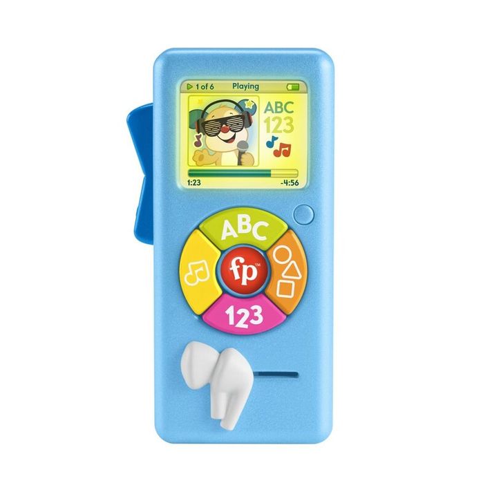 MATTEL - Fisher price psíkov hudobný prehrávač cz/sk/eng/hu/pl