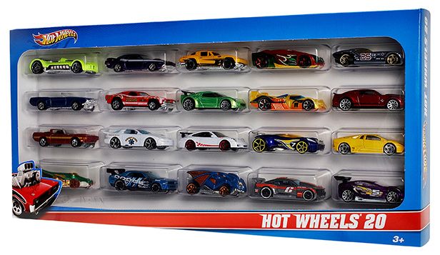 MATTEL - Hot Wheels 20 Ks Angličák mix