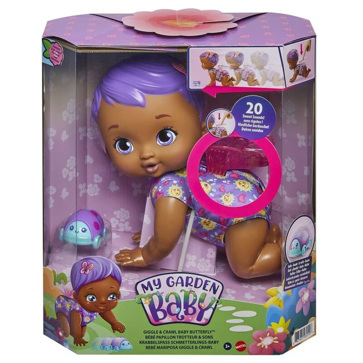 MATTEL - My Garden Baby Lezúci Motýlik So Zvukmi, Mix Produktov