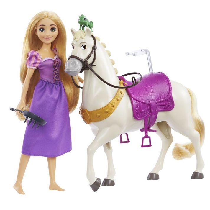 MATTEL - Princess bábika rapunzel a maximus