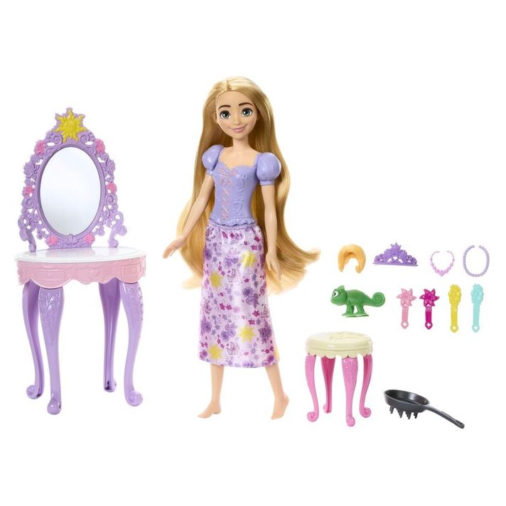 MATTEL - Princess rapunzel so štýlovými doplnkami