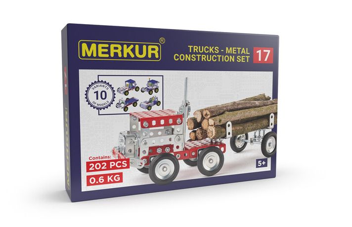 MERKUR - 017 Kamión, 202 dielov, 10 modelov