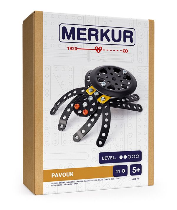 MERKUR - Chrobáčiky - Pavúk, 41 dielikov