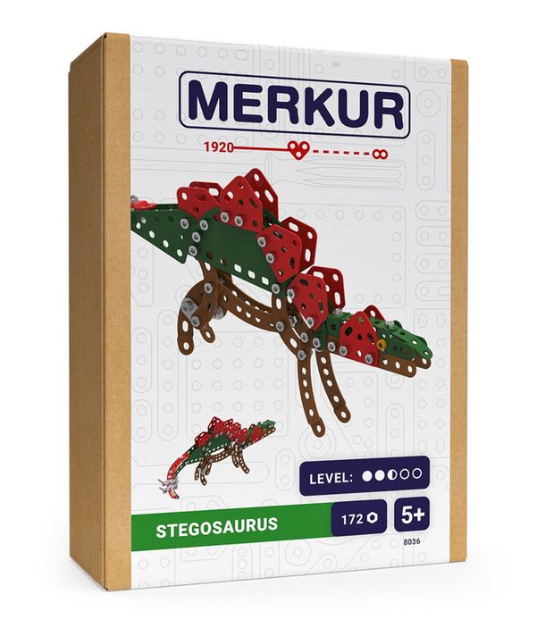 MERKUR - DINO - Stegosaurus, 172 dielikov