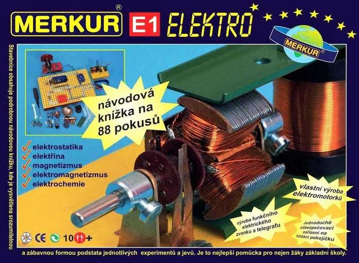 MERKUR - E1 elektrina, magnetizmus