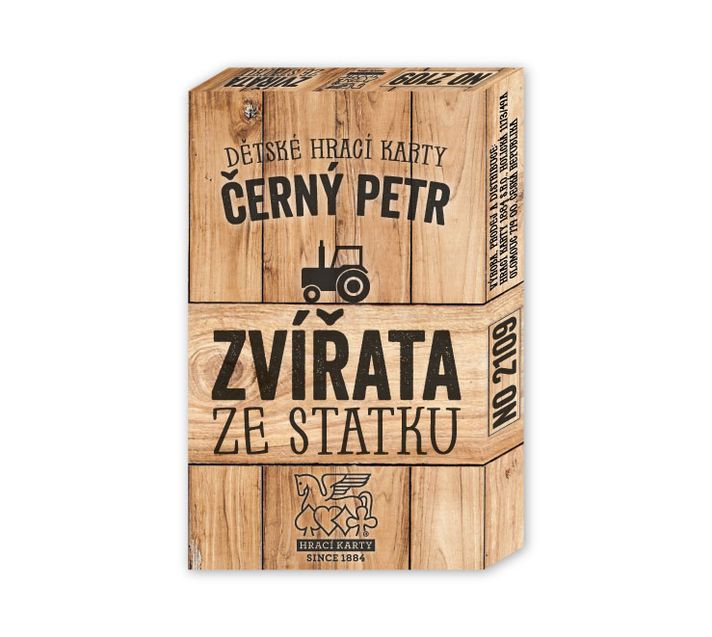 MEZUZA - Hracie karty Čierny Peter Zvieratá zo statku - 2109