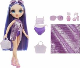 MGA - Rainbow High Fashion bábika v plavkách - Violet Willow