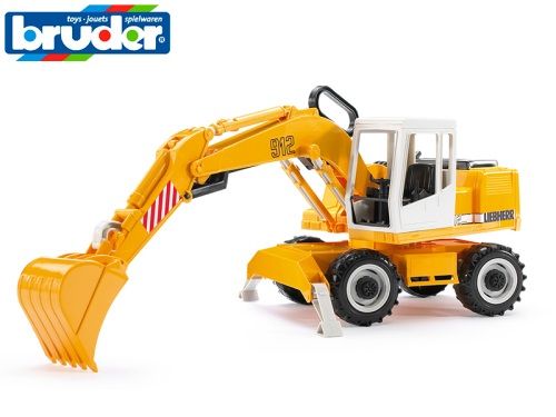 MIKRO TRADING - Bruder bager Liebherr 39cm na voľný chod v krabičke