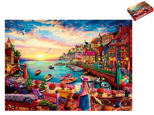 MIKRO TRADING - Puzzle Benátky 70x50cm 1000dielikov v krabičke