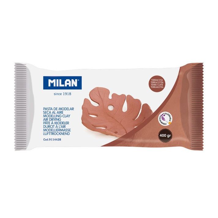 MILAN - Modelovacia hmota MILAN - Hnedá (Terracotta) 400g, na vzduchu tvrdnúca