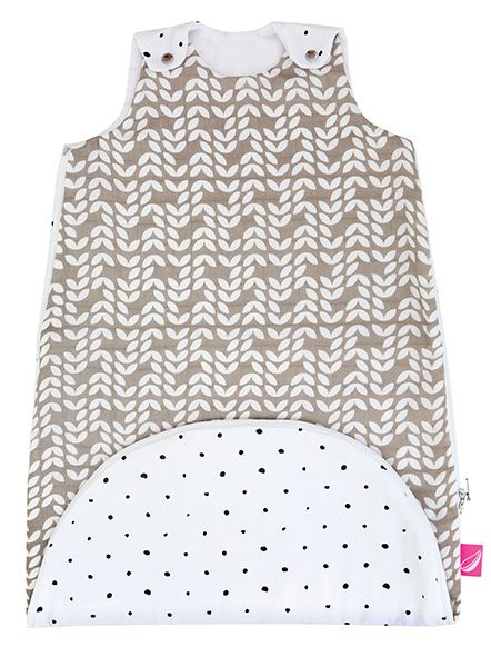 MOTHERHOOD - Vak spací 2v1 ZIP-A-Round Beige mušelínový Beige Classics 3-18m 0,5 tog