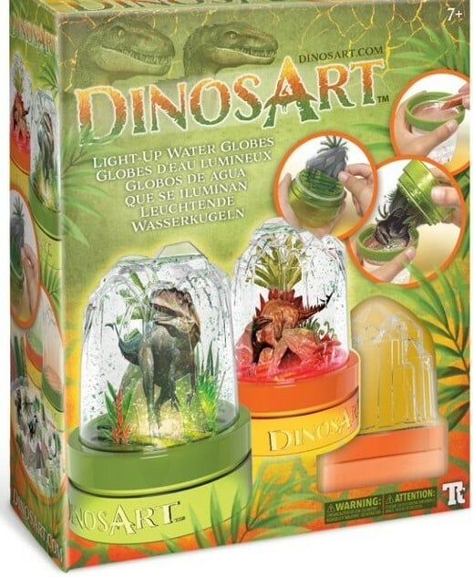 NEBULOUS STARS - DinosArt nasvietené snehové gule s dinosaurom