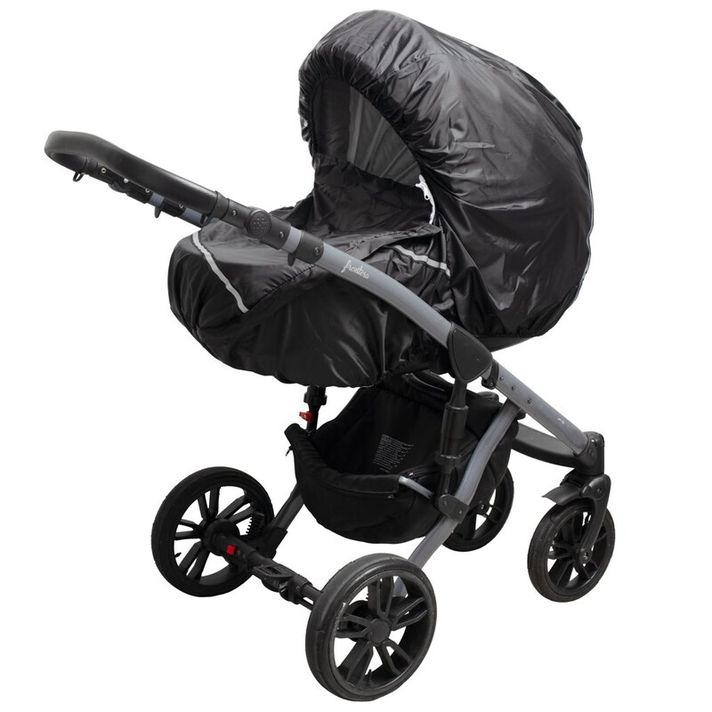 NEW BABY - Pláštenka na kočík Basic čierna