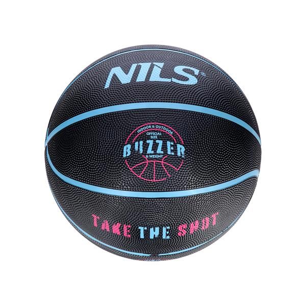 NILS - Basketbalová lopta NPK271 Buzzer 7 čierna