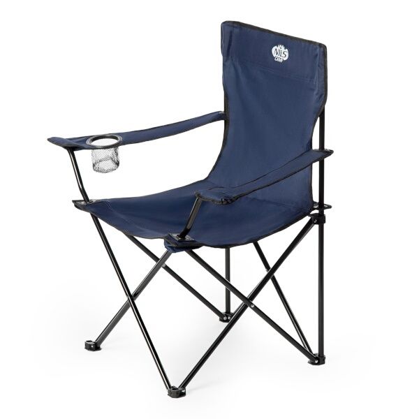 NILS - Skladacia stolička Camp NC3044, modrá