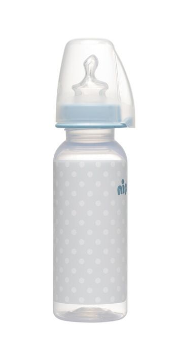 NIP - Fľaša PP Trendy, silikón-M, 250ml, chlapec