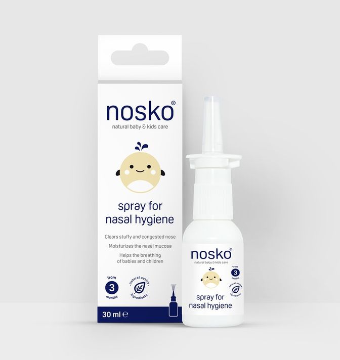 NOSÁTKO - Sprej NOSKO - izotonický roztok morskej vody 30 ml