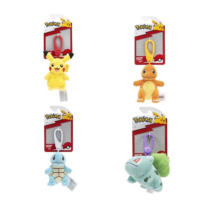 ORBICO - Pokémon - Plyš Clip (Clip-On Plush Assortment), Mix Produktov