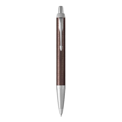 PARKER - Pero guľôčkové IM Premium Brown CT -M- blue