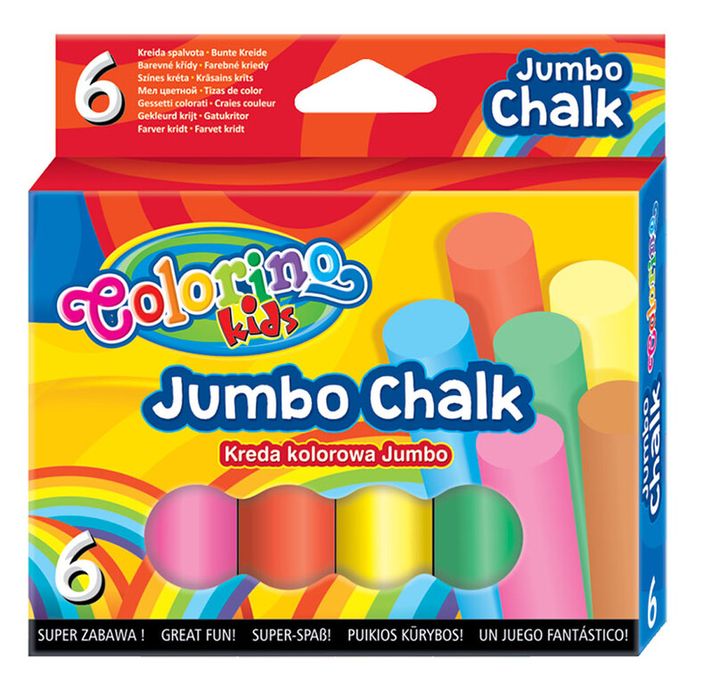 PATIO - Colorino chodníkové kriedy Jumbo 6 farieb