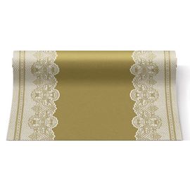 PAW - Stredový pás AIRLAID 40cm x 24m Royal Lace Gold