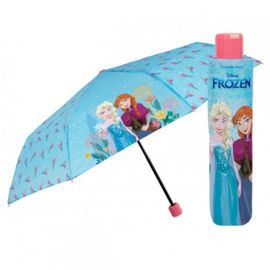 PERLETTI - Dievčenský skladací dáždnik Disney Frozen Blue, 50256