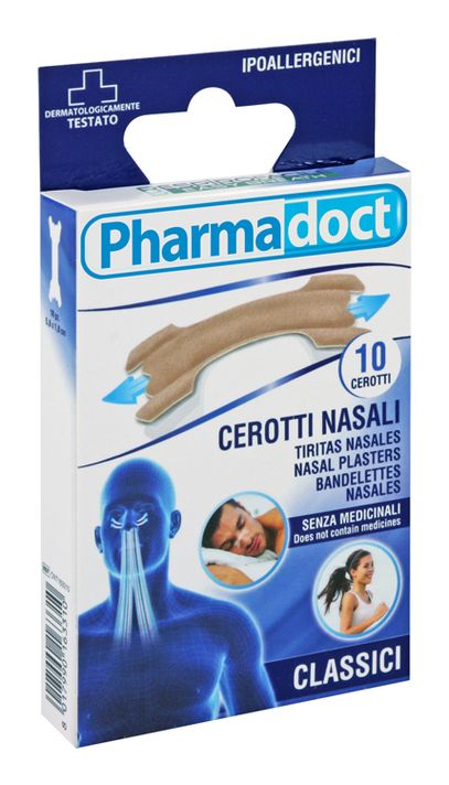 PHARMADOCT - Náplasť proti chrápaniu/šport 10ks