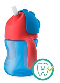 PHILIPS AVENT - Avent hrnček 200ml s ohn.slamkou chlapec