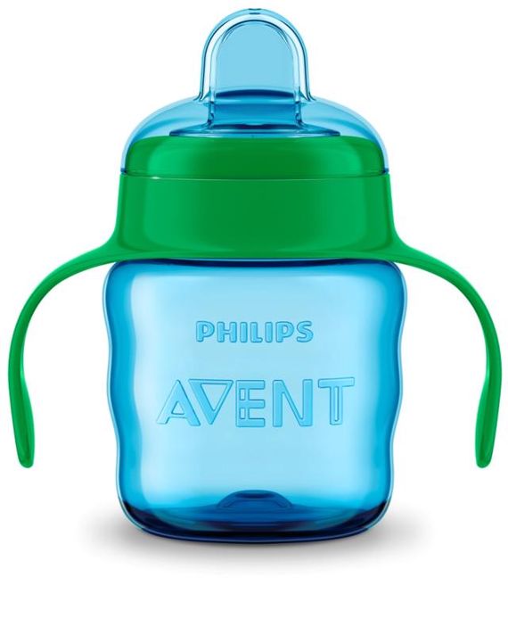 PHILIPS AVENT - Avent hrnček pre prvé dúšky Klasik 200 ml s držadlami chlapec