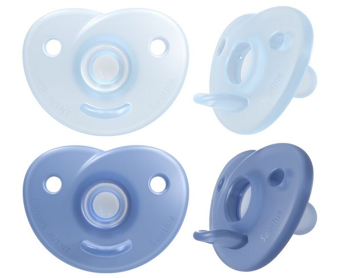 PHILIPS AVENT - Cumlík 0-6m Soothie chlapec 2 ks