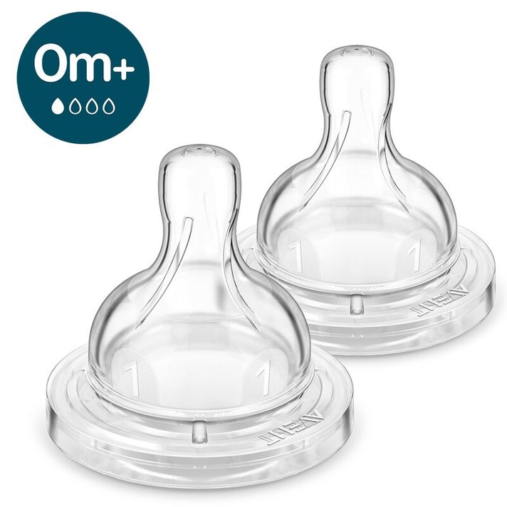 PHILIPS AVENT - Cumlík Anti-colic novorodenecký prietok 0m+ 2 ks