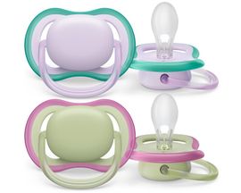 PHILIPS AVENT - Cumlík Ultra air neutral 0-6m dievča fialová 2ks