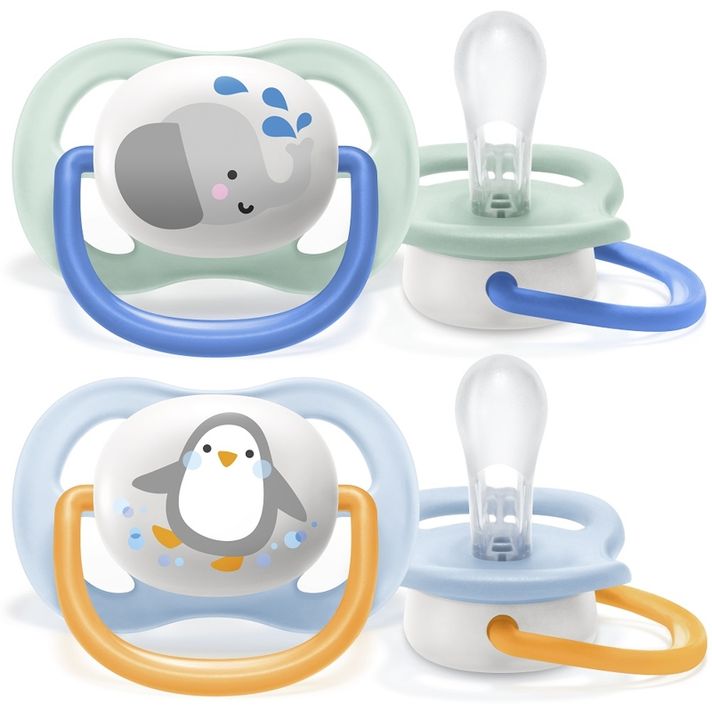 PHILIPS AVENT - Cumlík Ultra air zvieratko 0-6m chlapec 2 ks