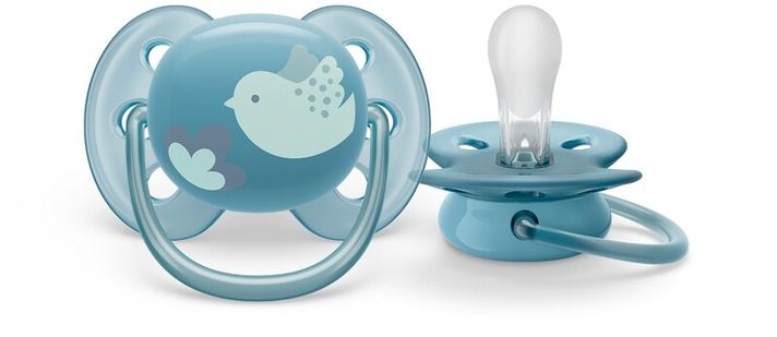 PHILIPS AVENT - Cumlík Ultrasoft Premium 6-18m modrá 1 ks