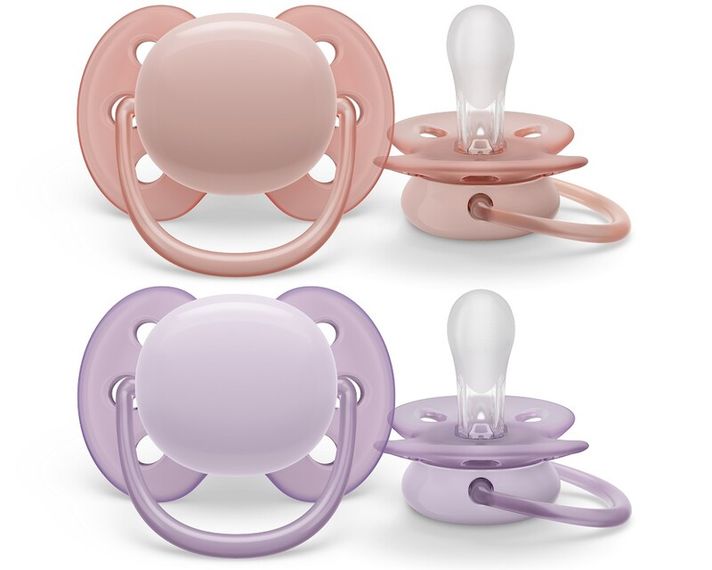 PHILIPS AVENT - Cumlík Ultrasoft Premium neutral 0-6m dievča 2 ks