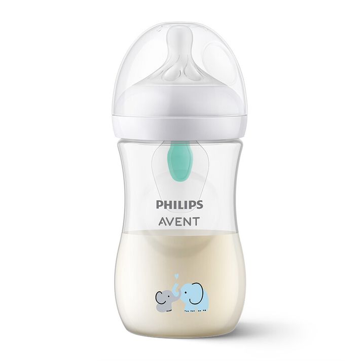 PHILIPS AVENT - Fľaša Natural Response s ventilom AirFree 260 ml, 1m+ slon