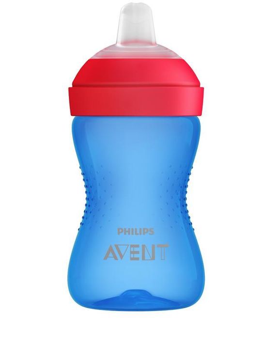 PHILIPS AVENT - Hrnček 300 ml Grippy s mäkkým náustkom chlapec