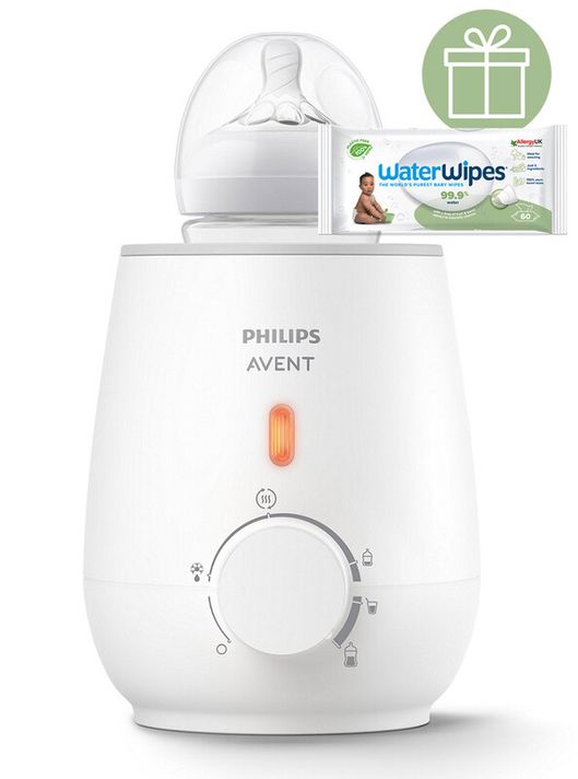 PHILIPS AVENT - Ohrievač fliaš SCF355/09+WW Soapberry 60ks