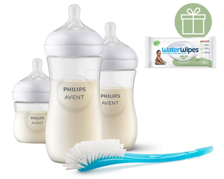 PHILIPS AVENT - Sada novorodenecká štartovacia Natural Response SCD837/12+WW Soapberry 60ks